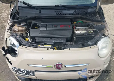 2012 Fiat 500 Pop z USA, uszkodzony, nr VIN 3C3CFFAR9CT112917